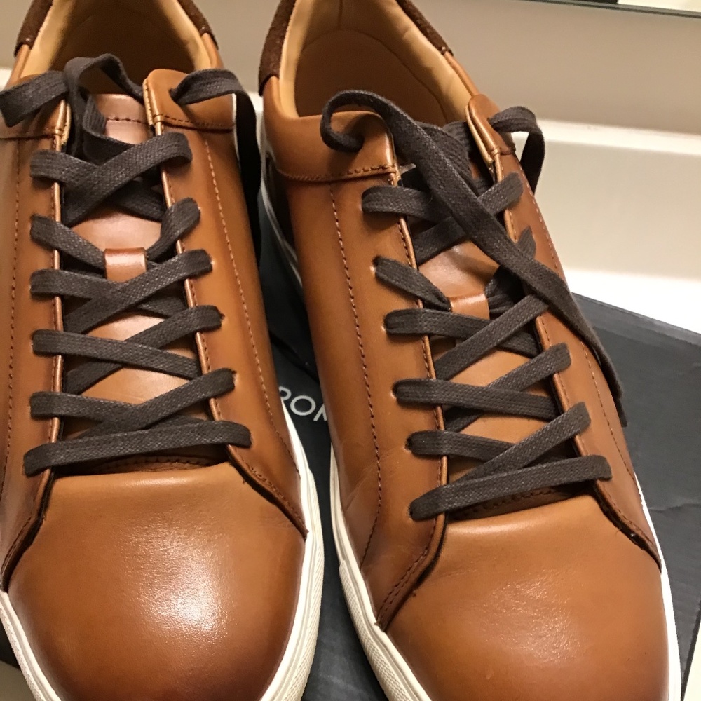 NORDSTROM LEATHER SNEAKERS MENS - Picture 12 of 16